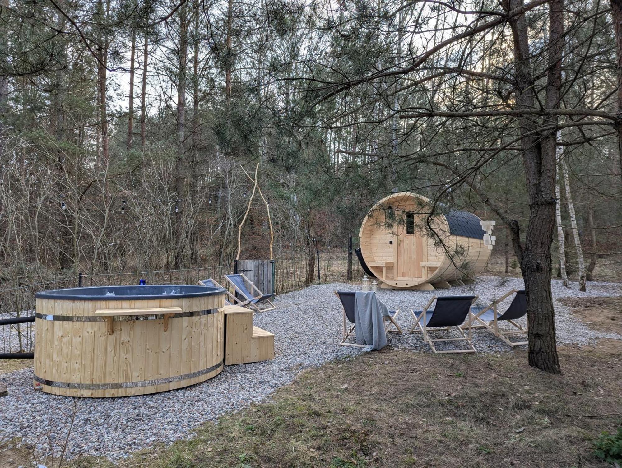 Forreset - Lesny Apartament, Sauna I Balia Jacuzzi Gietrzwałd エクステリア 写真