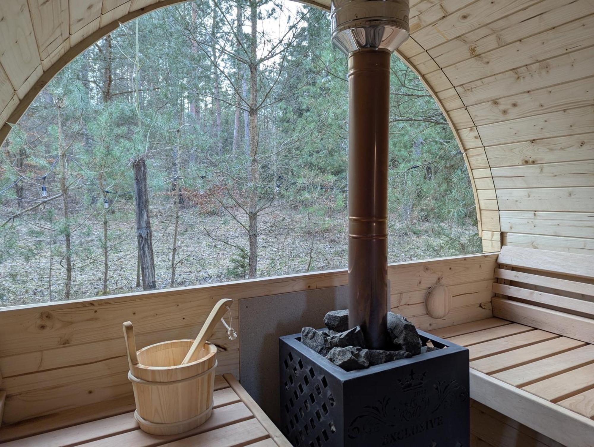 Forreset - Lesny Apartament, Sauna I Balia Jacuzzi Gietrzwałd エクステリア 写真